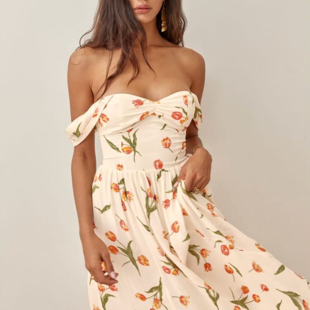 Reformation Violet Dress - Tulip